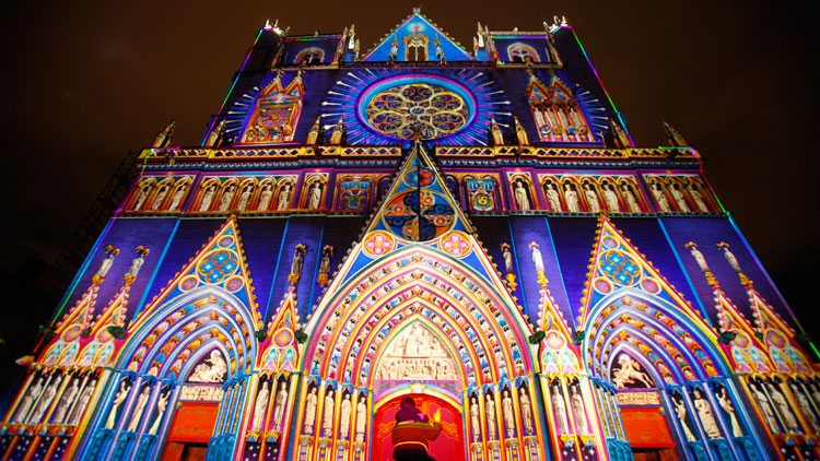 Lyon December 8 light festival