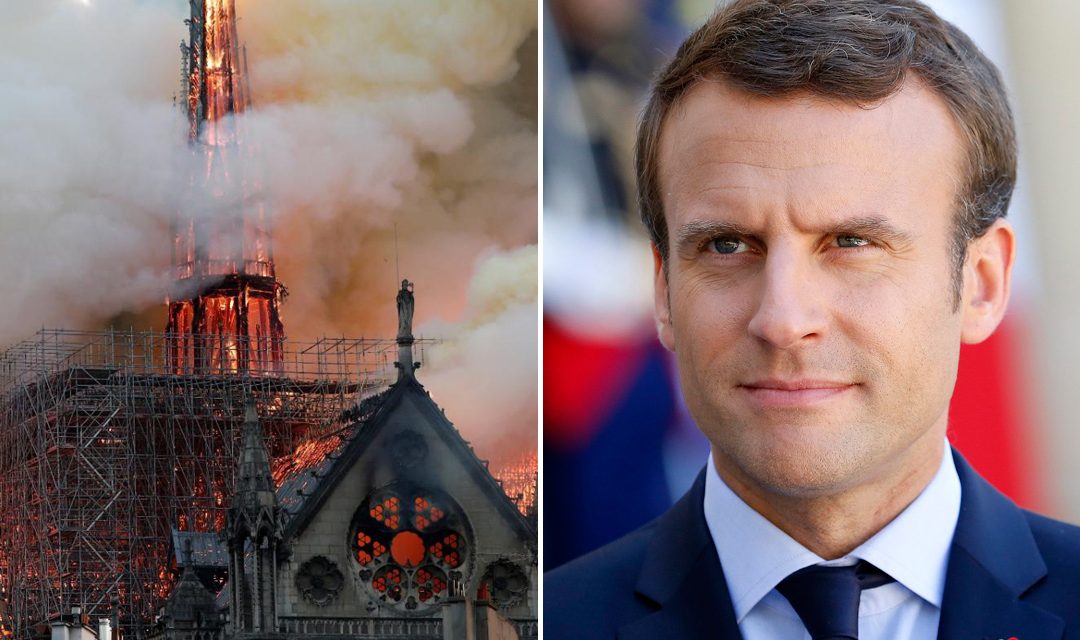 Macron (in French) about Notre-Dame de Paris